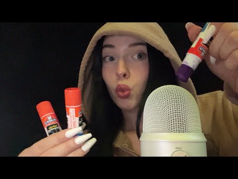 ASMR | *Intense* Glue Sticks on Mic