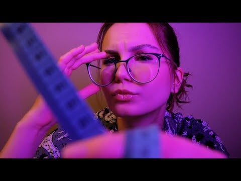 ASMR PO POLSKU | mierzenie Twojej twarzy • bliski szept • dźwięki ołówka • osobista uwaga