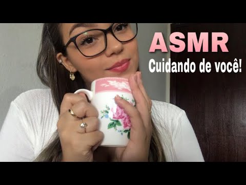 ASMR - ENFERMEIRA CUIDANDO DE VOCÊ | Sons de água | Sussurros | Inaudível