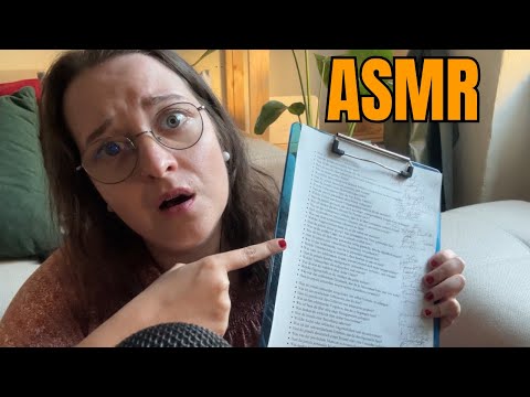 ASMR Ich Stelle Dir PERSÖNLICHE & UNANGENEHME Fragen