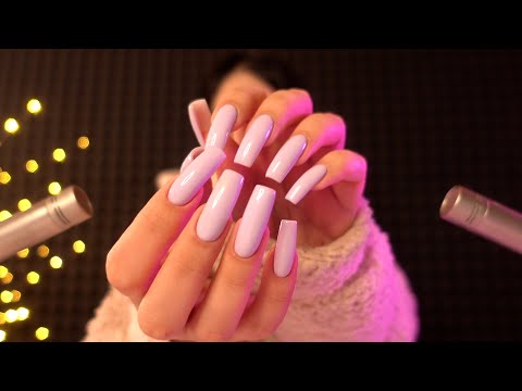 ASMR Nail on Nail tapping & scratching ) brain melting | natural nails | no talking