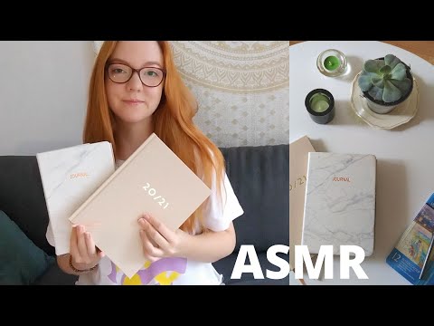 ASMR SUOMI 📚 JOURNAL/STUDY WITH ME 📚 Opiskellaan yhdessä/Päiväkirjan kirjoittaminen/Writing sounds