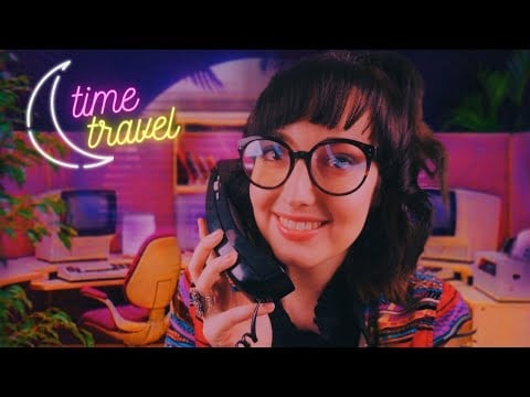 ASMR Time Travel Agency Roleplay🌴(typing, magazine page flipping)