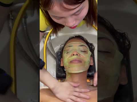 ASMR: Amazing Headspa Water Massage Combo! #shorts