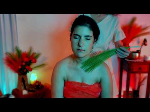 ASMR su Persona Reale ✨ PULIZIA ENERGETICA e  MASSAGGIO RILASSANTE con Musica per vibrare ALTO