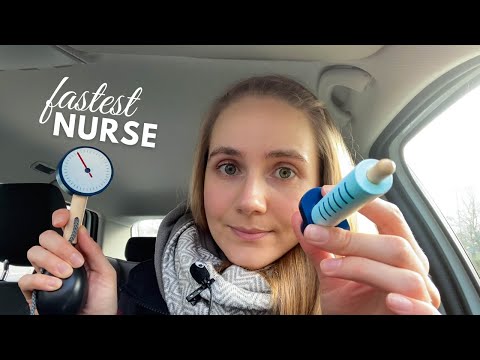 ASMR Fastest Nurse Takes Care of You RP