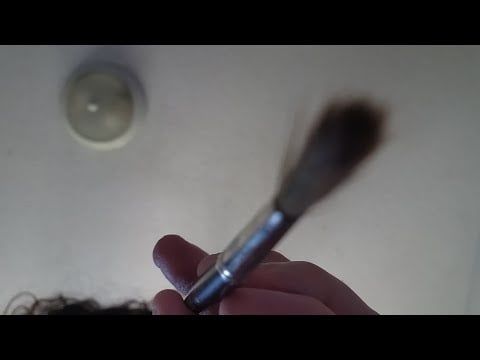 lofi asmr brushing the camera (personal attention, soft spoken) 