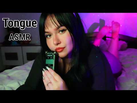 Tongue ASMR | mouth sounds, ear to ear, tk-tk
