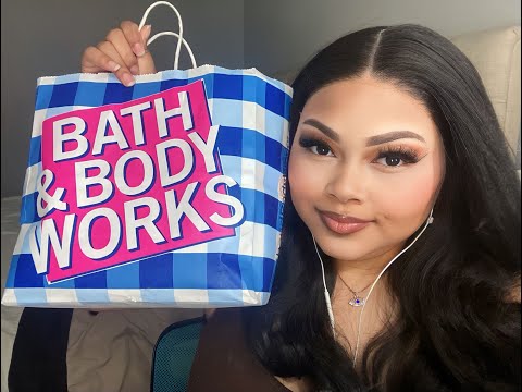 asmr bath & body works haul ❤️