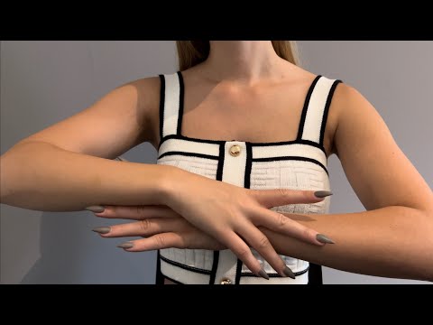 ASMR | only body triggers pt. 2✋🏼(finger flutters, skin brushing, collarbone tapping..)