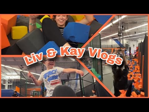 WEIRDEST SKYZONE EXPERIENCE | Liv & Kay 🤍