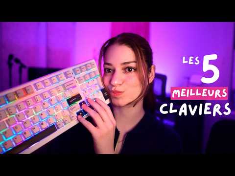 ASMR : Ma collection de claviers mécaniques (creamy, clicky sounds)