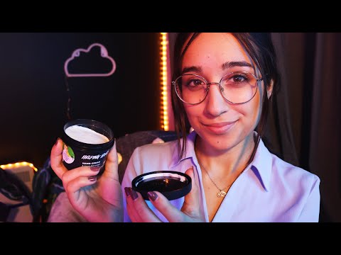 ASMR em Portugues/Portugal | Spa Roleplay: Limpeza Facial Super Relaxante😴 Sons de Água & Embalagens