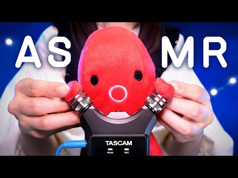 ASMR どの音が好き？🐙新マイクで色々な音🎤【TASCAM DR-07XP】