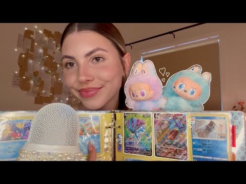 ASMR Show & Tell (mouth sounds, semi-inaudible whisper ramble)