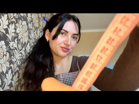Асмр✨рольова гра.Ательє🧵Міряю Вас. ASMR role play, atelier🪡✂️