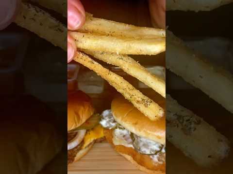 Trying Wendy’s NEW dill pickle shaker fries #wendys #tastetest #asmr #food
