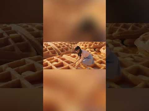ASMR Waffel World #asmrsounds #asmrvideo #eatingsounds