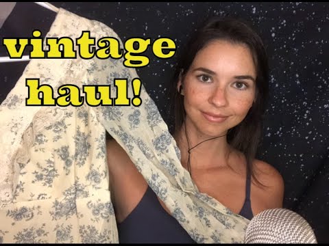 ASMR-Vintage Haul