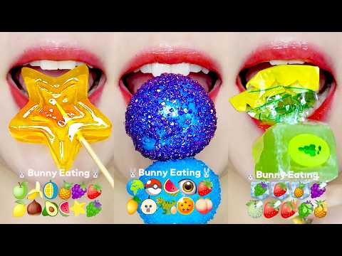 asmr 10 MINUTES EMOJI FOOD MUKBANG SATISFYING & RELAXING 10분 이모지 먹방 모음집 eating sounds
