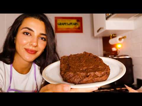 ASMR Baking a Brownie 👩🏻‍🍳 Soft Spoken, Cozy & Comforting Kitchen