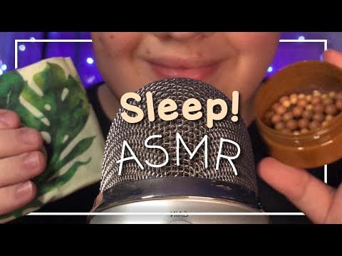 Using different ASMR Triggers to help you to fall asleep! 🐝😴 (Deutsch/German)