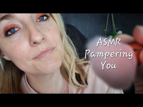 ASMR | Pampering You | Face Brushing & More 🤗