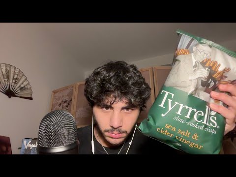 ASMR devouring an entire bag of Chips (no talking)