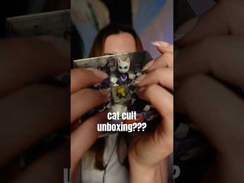 ever heard of a secret cat cult?? #asmr #unboxing #tapping