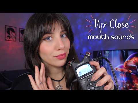 ASMR • Very UP CLOSE Mouth Sounds that will MELT your brain