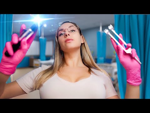 ASMR Ear Cleaning: Deep Relaxation Experience, Rain sounds, Ear exam Otoscope for Sleep