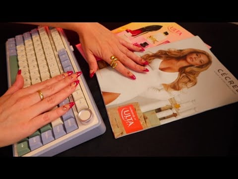 ASMR Calming Customer Service 🌿 Soft-Spoken 🌿 Creamy, Thocky Keyboard Typing + Page Flipping