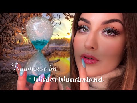 ASMR Zauberhafter Winterspaziergang mit echten Naturgeräuschen ❄️ Meditation, Music, Sleep deutsch