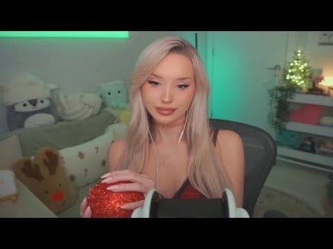 soothing sleepy sounds 💤🎄 ASMR *use headphones*