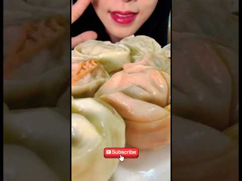 Korean Dumpling 왕만두 #asmreating #mukbang #eatingsounds #asmrsounds