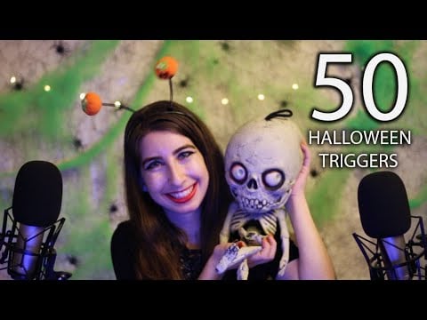 50 ASMR Halloween Triggers in 50 Minutes
