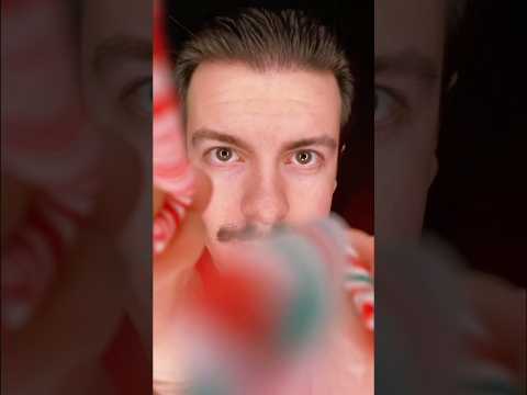 Candy cane visual asmr #asmrshorts #shorts #raeasmr #visualasmr #visualtriggers #candycanes #visuals