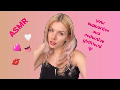 ASMR | caring seductive girlfriend 🩷💋 kissing, licking