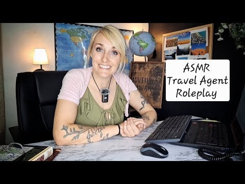 ASMR | Travel Agent Roleplay | Planning Your Next Trip 🚗