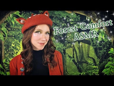 ASMR Fawn Friend Comforts You 🦌 Whispered Forest Care, Face Stroking & Gentle Forest Sounds🌿