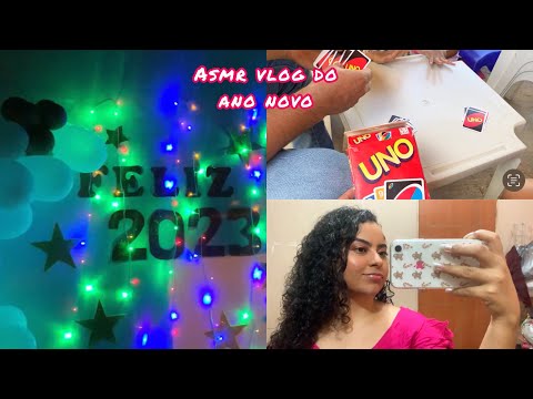 ASMR VLOG DA VIRADA/ RÉVEILLON/ ROÇA, CHURRASCO EM FAMÍLIA