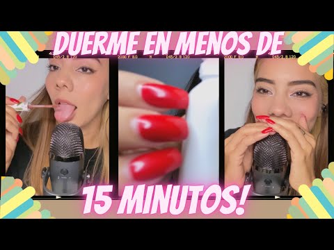 ASMR | Duerme en menos de 15 min | Spit painting | mouth sounds | tapping 💕