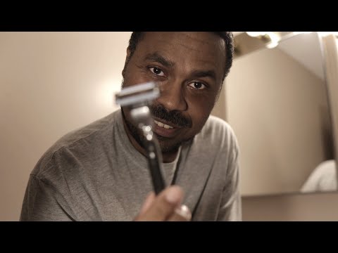 A Clean ASMR Shave | Gillette Razor | Clippers | Barber Jones