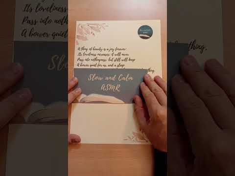 A Thing of Beauty is a Joy Forever | #asmr Poetry Short | Whispered for calm & sleep  #asmrpoem