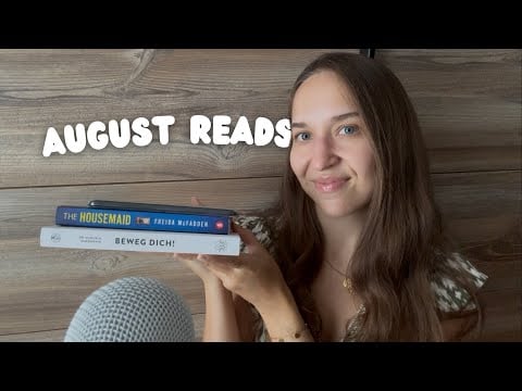 ASMR August Reading Wrap-Up 🪁 (Book Triggers, Tapping, Page Flipping, Paper Sounds, Whispering)