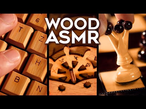 ASMR Beautiful WOOD TRIGGERS to Make You Super Sleepy