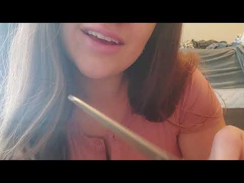 FLIRTY ASMR - SICK GIRLFRIEND CUTS YOUR HAIR ROLEPLAY