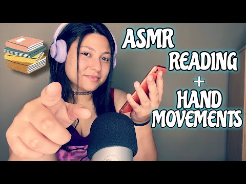 ✨READING TO YOU A BOOK 📖 | SOFT HAND MOVEMENTS & SOFT WHISPERS ✨