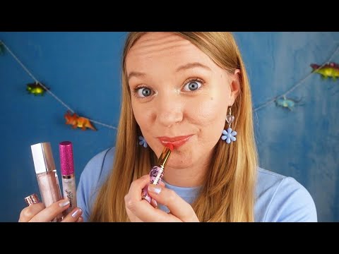 ASMR Applying Lipstick onto Me and You (Whispered)