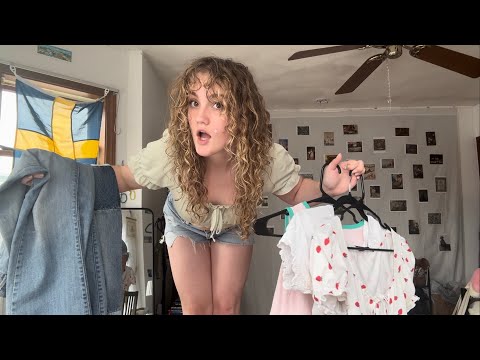 Hot & Bothered ASMR trying on summer clothes (help me pick an outfit!!!)